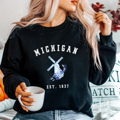 Black Michigan Sweatshirt