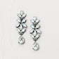 Opal chandelier earrings vintage wedding jewelry