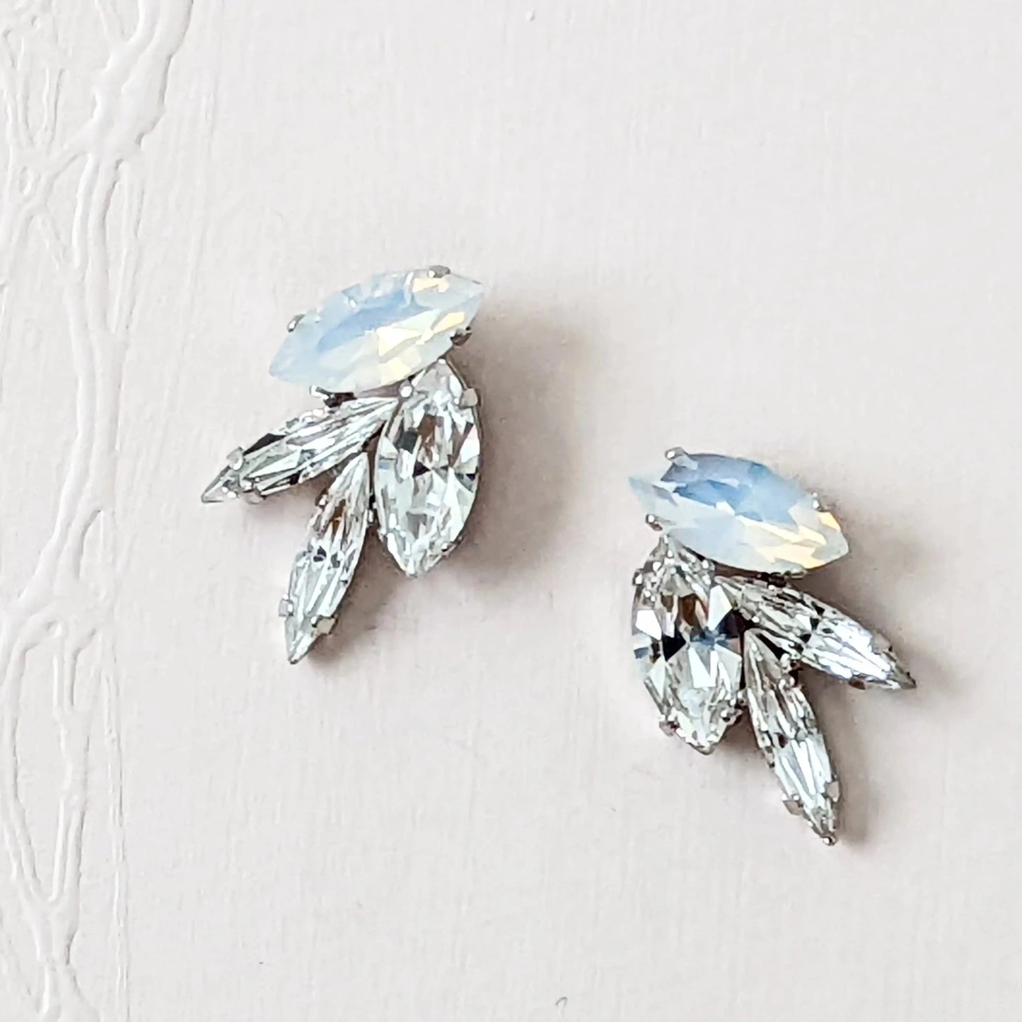 crystal cluster earrings