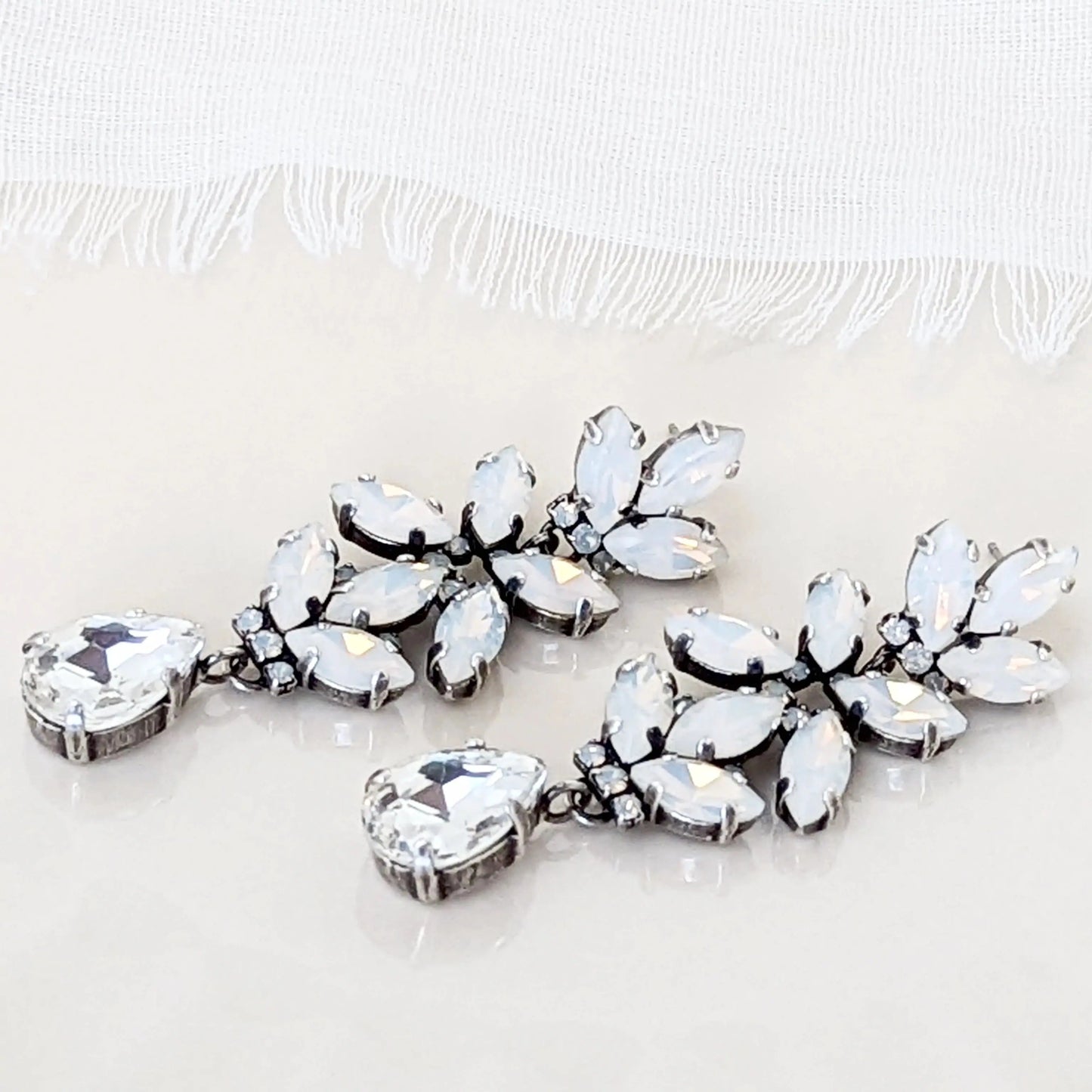 Vintage Wedding Earrings - JazzyAndGlitzy