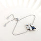 Art Deco Sapphire Bridal Earrings /4163 - JazzyAndGlitzy