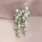 Bridal Chandelier Earrings with Pearls, DEMI