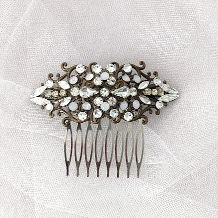 Crystal Bridal Hair Comb, GALATIA - Hair Accessories