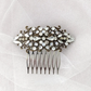 crystal wedding hair comb