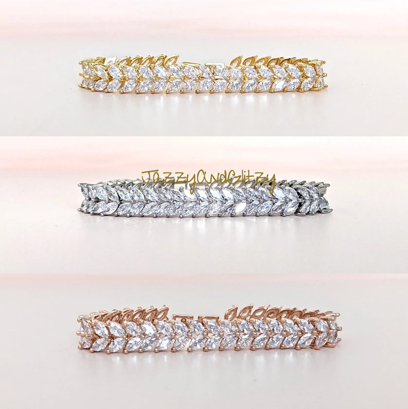 crystal bridal bracelet 