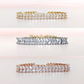 Matching bridal bracelet with lab diamonds