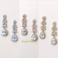 crystal bridal jewelry set