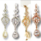 vintage bridal earrings