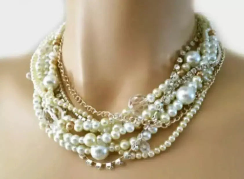 Faux Pearl Necklace | Party City