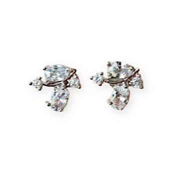 cluster stud earrings