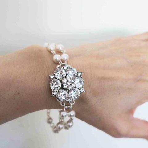 Pearl Bridal Bracelet 4856
