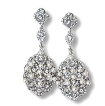bridal chandelier earrings