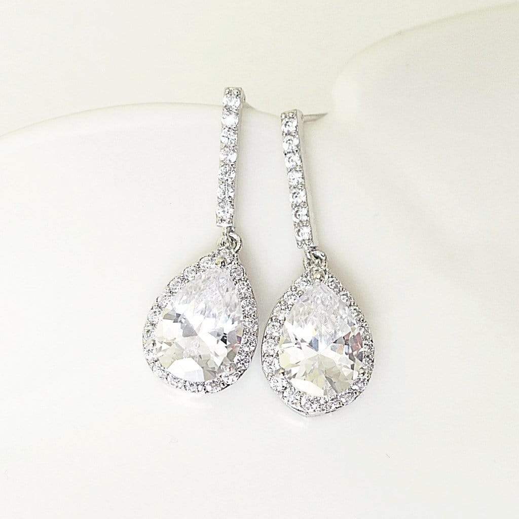 Southern Living Borrowed & Blue by Southern Living Marquise Cluster Pearl Crystal  Drop Statement Earrings | Dillard's