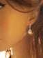 CZ Pave Teardrop Bridal Earrings Dangle