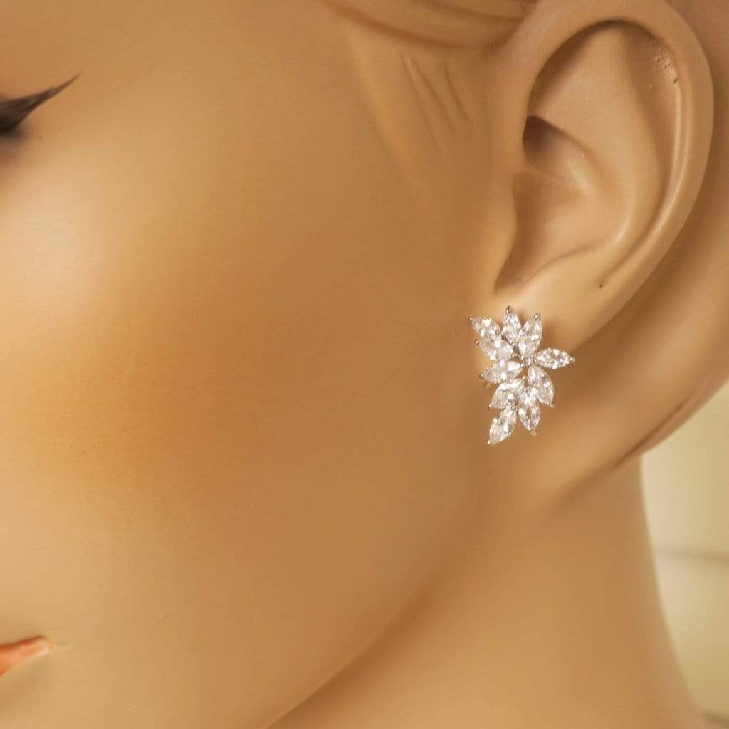 Unique Bridal Earrings, Studs