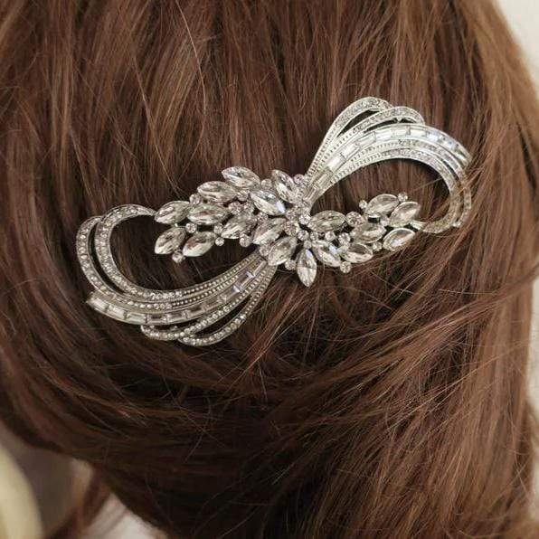 Bridal Hair Comb in Vintage Art Deco Style