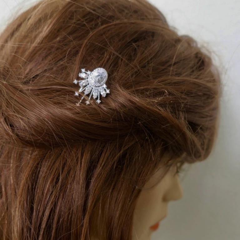 celestial bridal hair pins