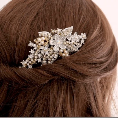 bohemian bridal hair comb