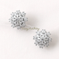 Cubic Zirconia Ice Flower Earrings